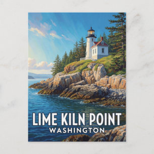 Lime Kiln Point State Park — Washington Briefkaart