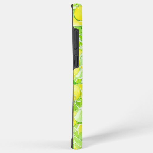 Lime & Lemon Botanical Phone Case Samsung Galaxy Hoesje (Rechterkant)