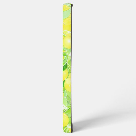 Lime & Lemon Botanical Phone Case Samsung Galaxy Hoesje (Linkerkant)