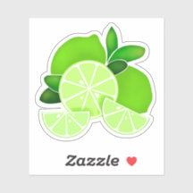 Lime | limoen plakken | patroon van zonnige citrus