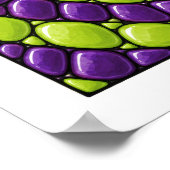 Lime Orchidee Draaikolk Poster (Hoek)