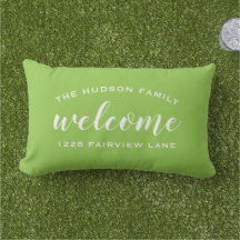 Lime Script Welkom Monogram Portiek