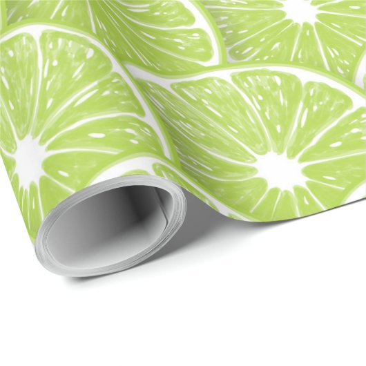 Lime slices cadeaupapier (Rol Hoek)