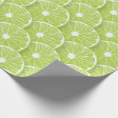 Lime slices cadeaupapier (Hoek)