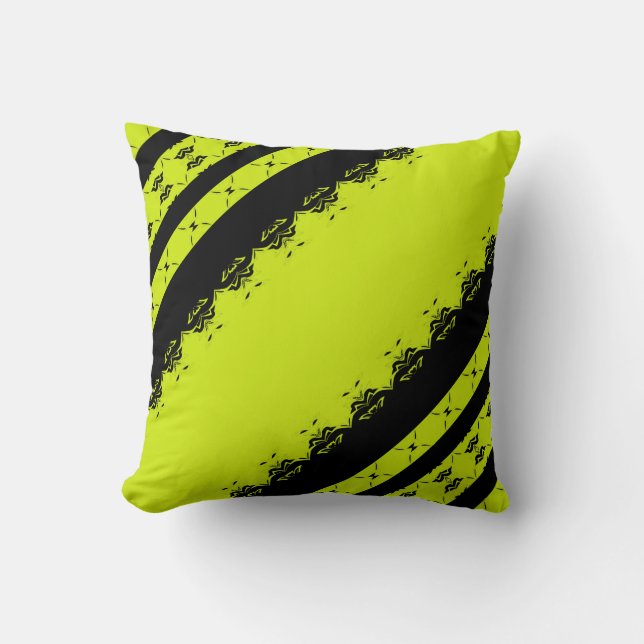 Lime Snelheid Kussen (Voorkant)