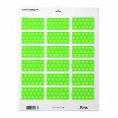 Lime Stippen Etiket (Full Sheet)