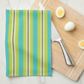 Lime Strepen Keukendoek Theedoek (Quarter Fold)
