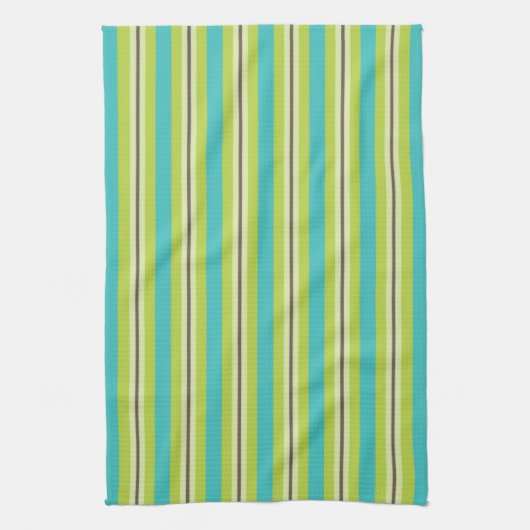 Lime Strepen Keukendoek Theedoek (Verticaal)