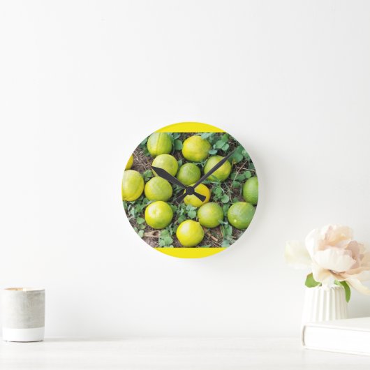 LIME TIME RONDE KLOK (Huis)