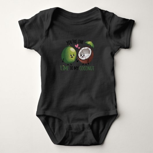 Lime to My Coconut Baby Romper (Voorkant)