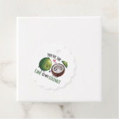 Lime to My Coconut Valentine Bedankjes Labels (In situ)