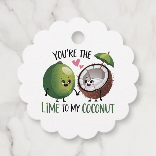 Lime to My Coconut Valentine Bedankjes Labels (Achterkant)