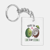 Lime to My Coconut Valentine Sleutelhanger (Voorkant Links)