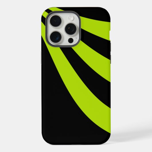 Lime Wave iPhone Hoesje (Achterkant)