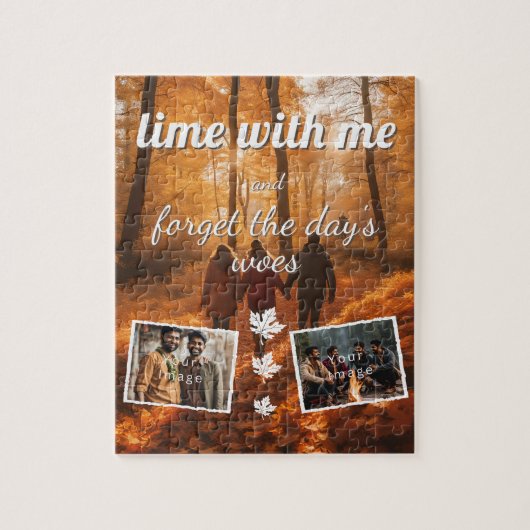 lime with me, forget the day's woes Foto Vorlag Legpuzzel (Verticaal)