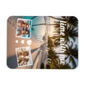 lime with me, leave trouble behind, Foto Vorlage Magneet (Horizontaal)