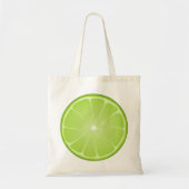 Lime Zomerpret Tote Bag (Voorkant)