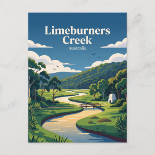 Limeburners Creek Nationaal Park Australië Briefkaart