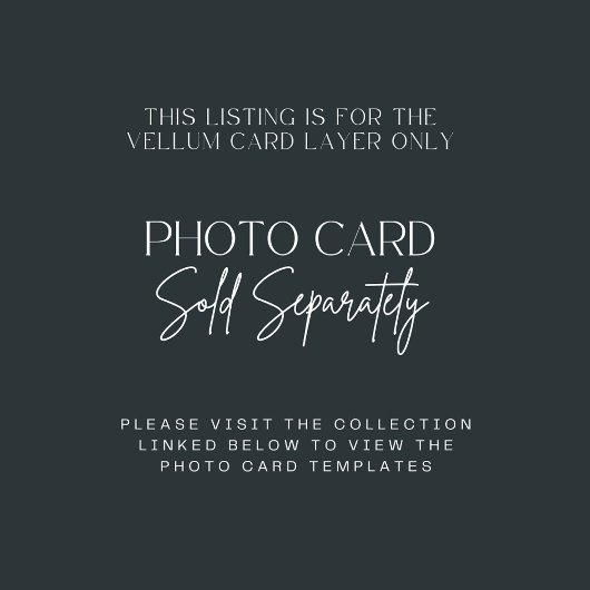 Limed Spruce Modern Minimal Wedding Save the Date Vellum Uitnodigingen