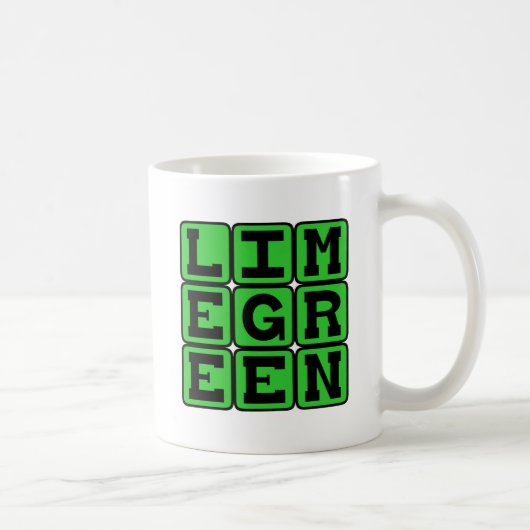 Limegroen, Kleur Koffiemok (Rechts)