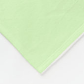 Limegroen pastel & wit Squircle-patroonontwerp Fleece Deken (Hoek)