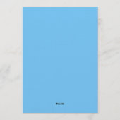 Limegroene Aquarel Mediterraanse Bruiloft Kaart (Achterkant)