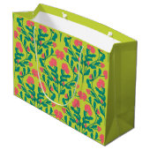 Limegroene bloem tak cadeautas (Achterkant Gekanteld)