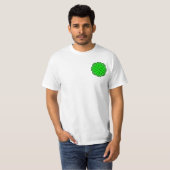 Limegroene Bloemenlint T-shirt (Voorkant volledig)