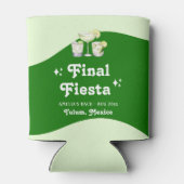 Limegroene Citrus Eindfeest Bruidsmeisje Blikjeskoeler (Achterkant)