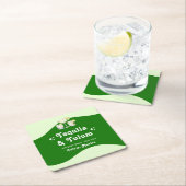Limegroene Citrus Tequila & Tulum Bachelorette Kartonnen Onderzetters (Insitu)