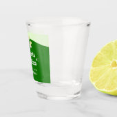 Limegroene Citrus Tequila & Tulum Bachelorette Shot Glas (Rechts)