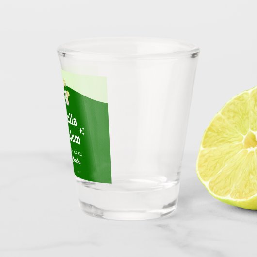 Limegroene Citrus Tequila & Tulum Bachelorette Shot Glas (Rechts)