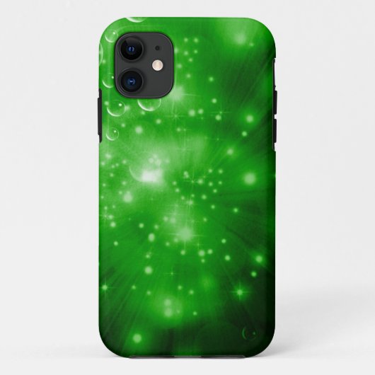 Limegroene Galaxy Uitbarsting Case-Mate iPhone Case (Achterkant)