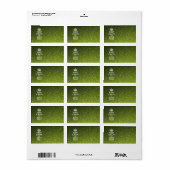 Limegroene glamour Keep Calm spreuk Etiket (Full Sheet)
