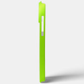 Limegroene glanzende roestvrijstalen metaal Case-Mate iPhone case (Achterkant / Links)