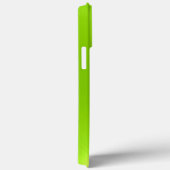 Limegroene glanzende roestvrijstalen metaal Case-Mate iPhone case (Achterkant / Rechts)