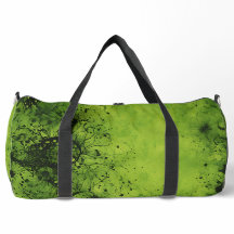 Limegroene Grunge met Zwarte Accenten