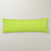 Limegroene lichaamskussen 50 x 135 cm (Achterkant)