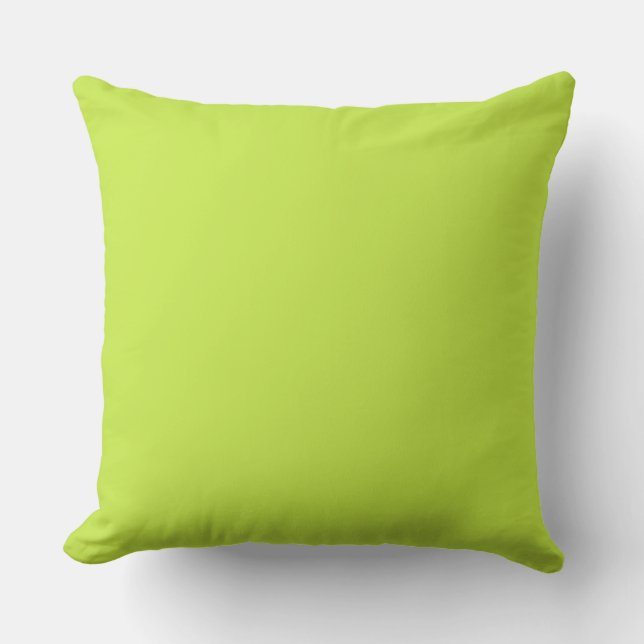 Limegroene sierkussen 20" x 20" (Voorkant)