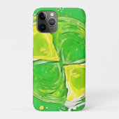 Limegroene Spiraal Case-Mate iPhone Case (Achterkant)