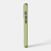 Limegroene Zand iPhone Hoesje (Linkerkant)