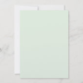 Limelight Hydrangea Bridal / Wedding Shower Kaart (Achterkant)