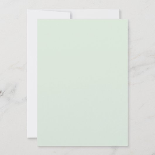 Limelight Hydrangea Bridal / Wedding Shower Kaart (Achterkant)