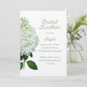 Limelight Hydrangea Bridal / Wedding Shower Kaart (Staand voorkant)