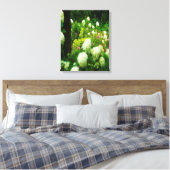 Limelight Hydrangea's in Mijn Rubio Tuin Canvas Afdruk (Insitu (Slaapkamer))