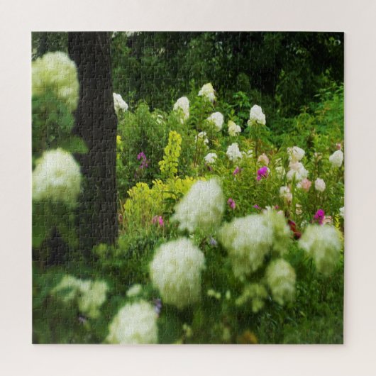 Limelight Hydrangea's in Mijn Rubio Tuin Legpuzzel (Verticaal)