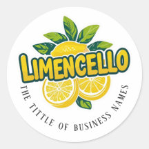 Limencello | Zwart & Wit Moderne Tekst