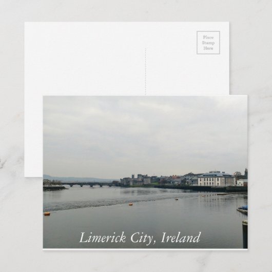 Limerick City Briefkaart (Voorkant / Achterkant)