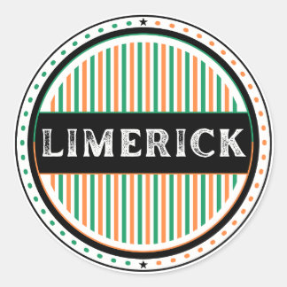 Limerick City Pride Emblem – Irish Identity Ronde Sticker