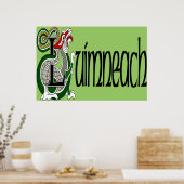 Limerick (Gaelic) Poster Print (Keuken)